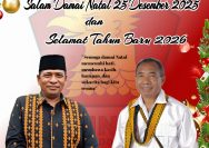 Salam Damai Natal 25 Desember 2025 dan Selamat Tahun Baru 2026